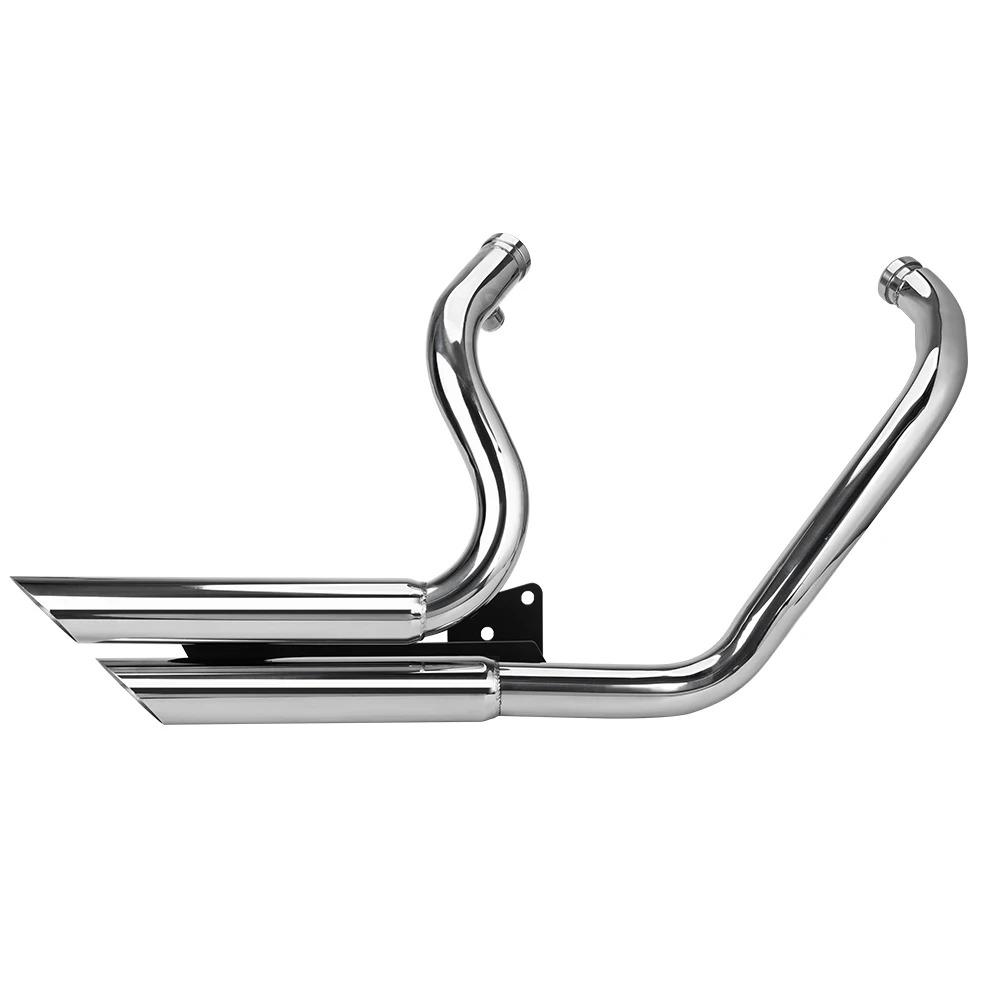 New Stainless Steel Slip-On Motorcycle Exhaust Muffler Pipe Full System Compatible with HD 883/XL48/1200 2005 to 2018 Years